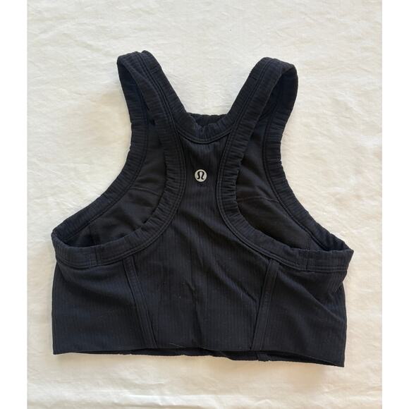 Lululemon High Neck Sports Bra Top Size 4 - Picture 2 of 3
